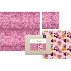 Little Bee Fresh Bio Bienenwachstuch Starter-Set L/M/S - Feigen