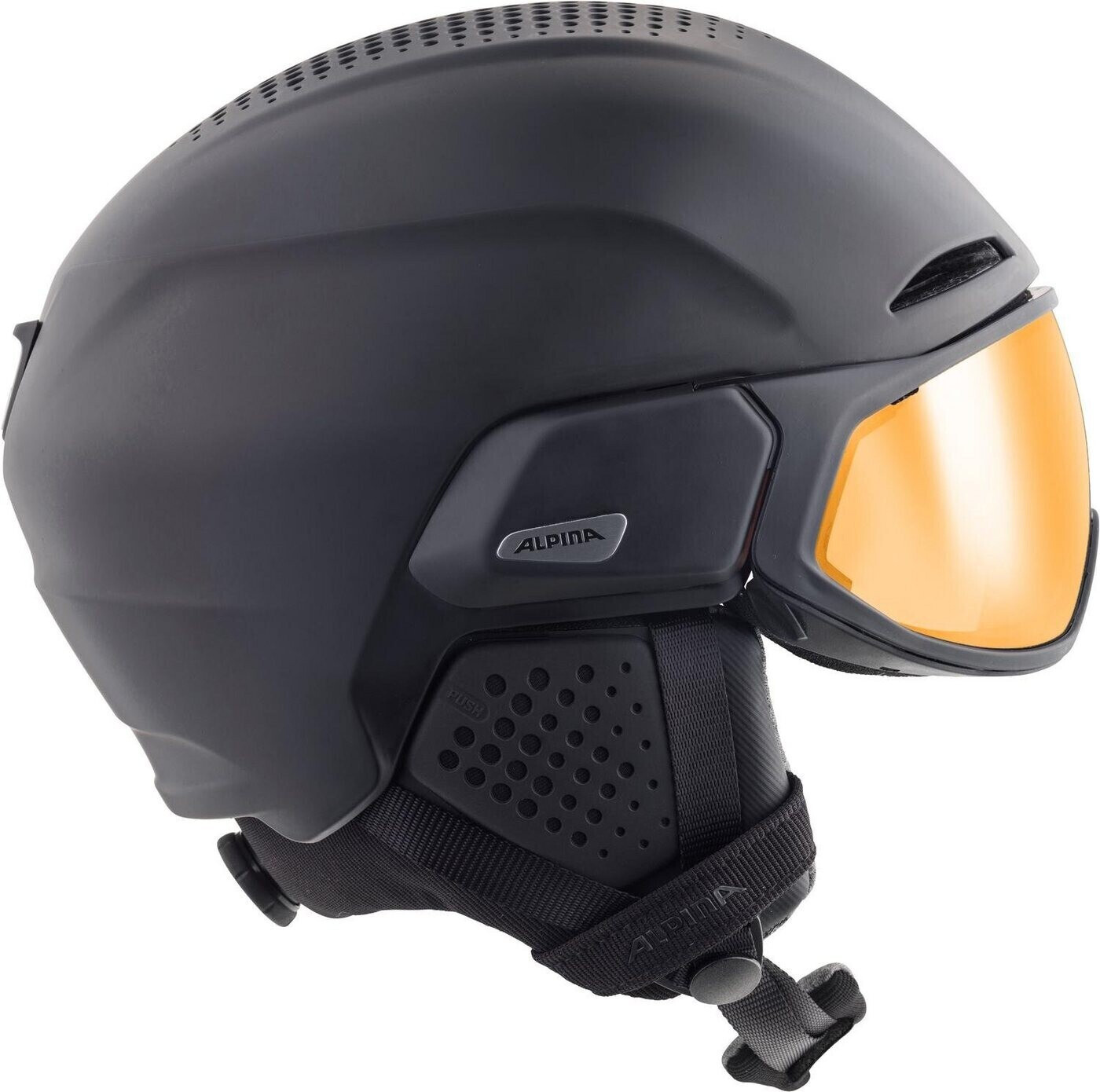 ALPINA ALTO Q LITE Skihelm black – Bild 2