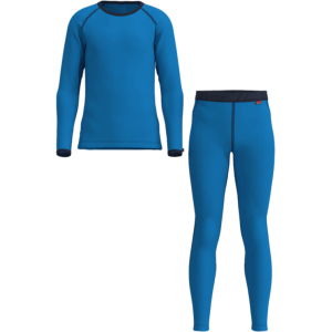 Löffler K SET LONG TRANSTEX warm Skiunterwäsche Set Kinder blau